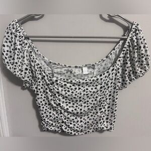 NWT Floral Crop Top